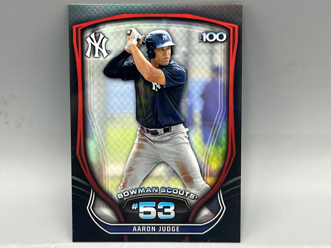 2015 Bowman Aaron Judge Bowman Scout's Top 100 Prospect Card (1 of 2)