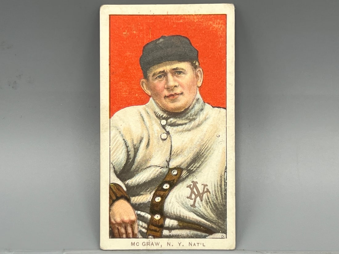 1909-11 T206  John McGraw (HOF) / Portrait W/ Cap - Piedmont (1 of 3)