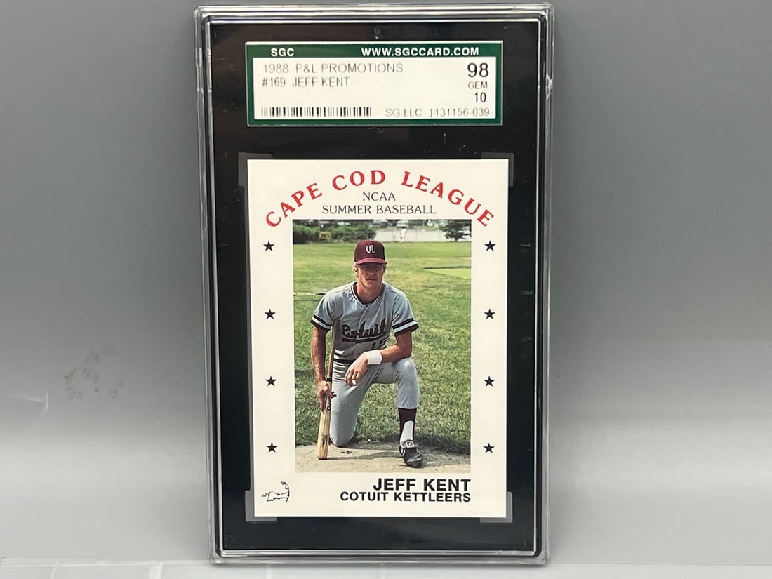 1988 P & L Promotions Jeff Kent Minor League Prospect/RC #169 SGC Gem Mint 10: 1988 P & L Promotions Jeff Kent Minor League Prospect/RC #169 SGC Gem Mint 10