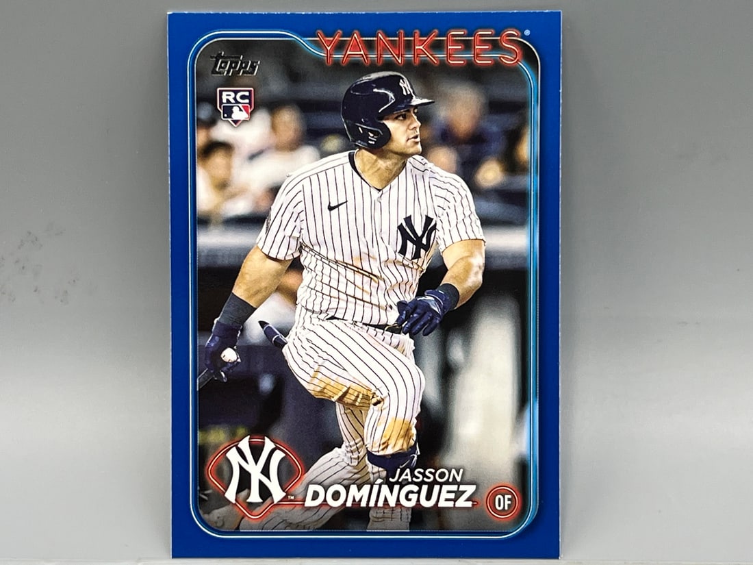 2024 Topps Jasson Dominguez Blue Parallel RC #60 (1 of 2)