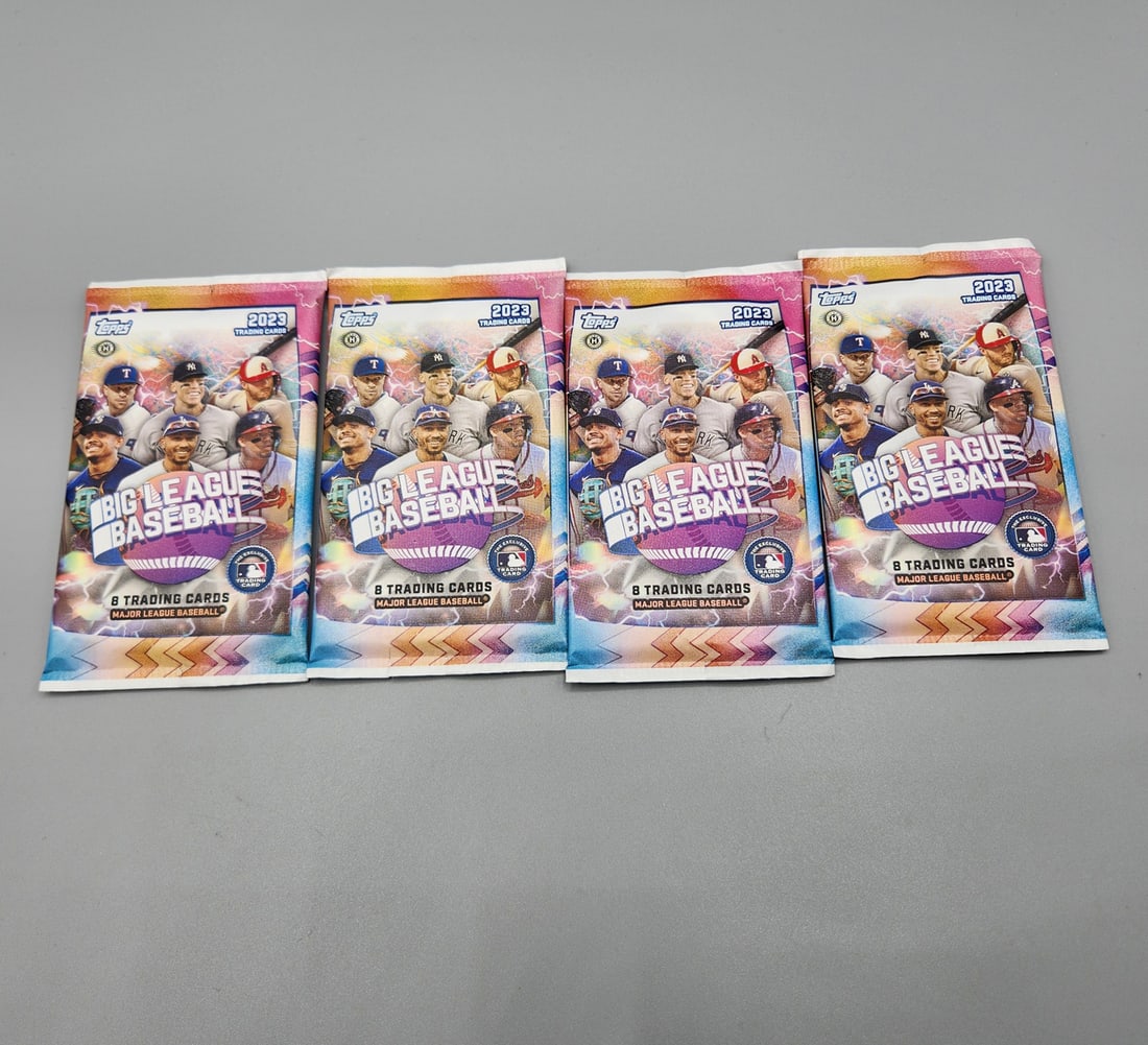 (4) 2023 Big League Baseball Hobby Packs: (4) 2023 Big League Baseball Hobby Packs