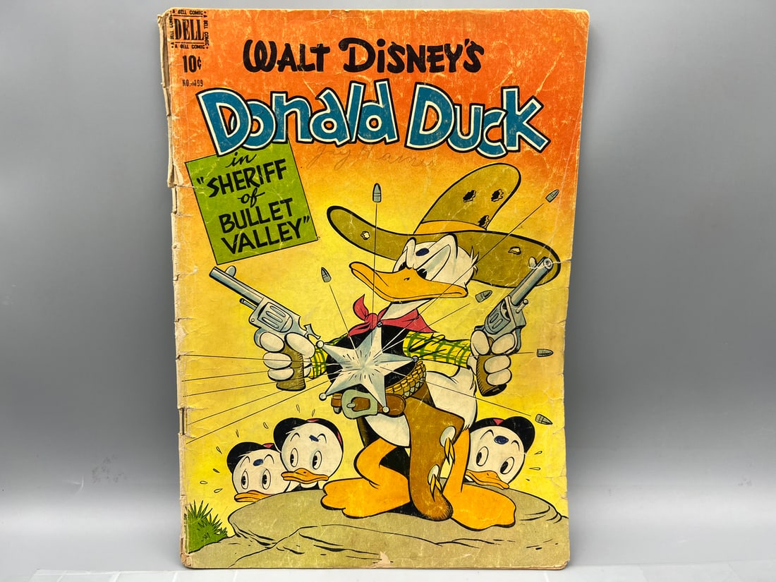 Dell Four Color Walt Disney's Donald Duck #199 - Art By Carl Barks - Sheriff of Bullet Valley (1 of 5)