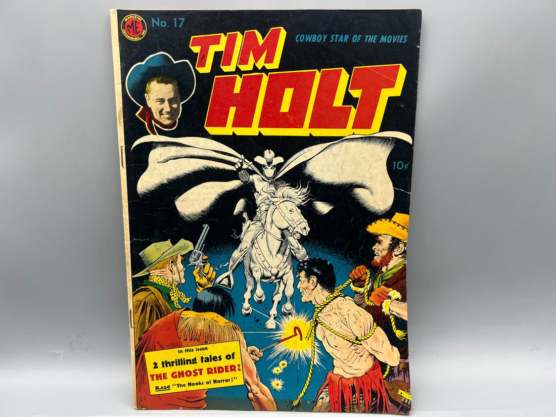 Tim Holt #17 - Frank Frazetta cover - Early Western Ghost Rider (Phantom Rider) (1 of 5)