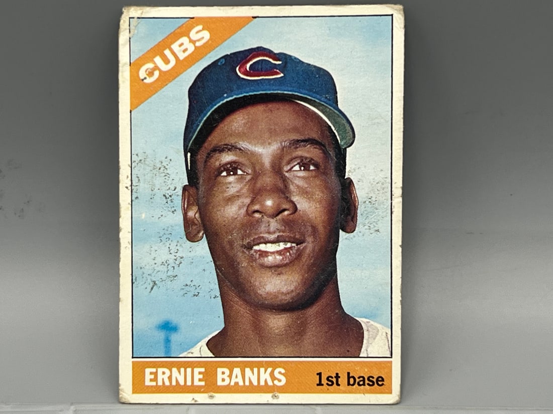1966 O-Pee-Chee Ernie Banks #110: 1966 O-Pee-Chee Ernie Banks #110