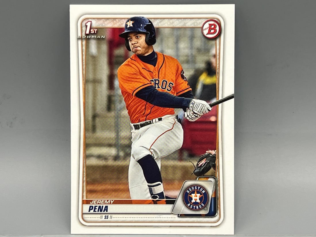 2020 Bowman Jeremy Pena 1st Bowman Paper RC #BP-61 (1 of 2)