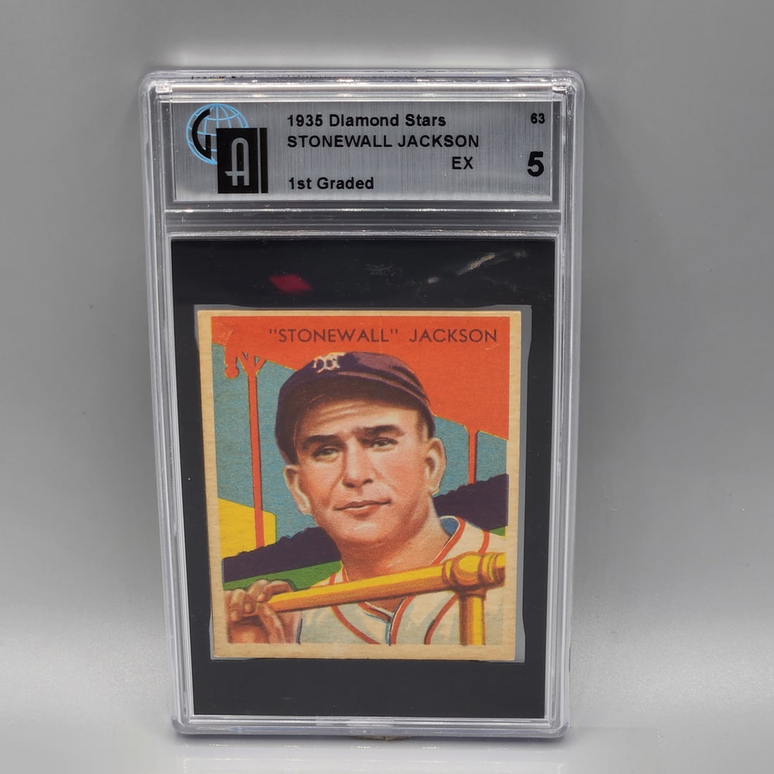 1935 Diamond Stars Stonewall Jackson #63 GAI 5 HOF: 1935 Diamond Stars Stonewall Jackson #63 GAI 5 HOF