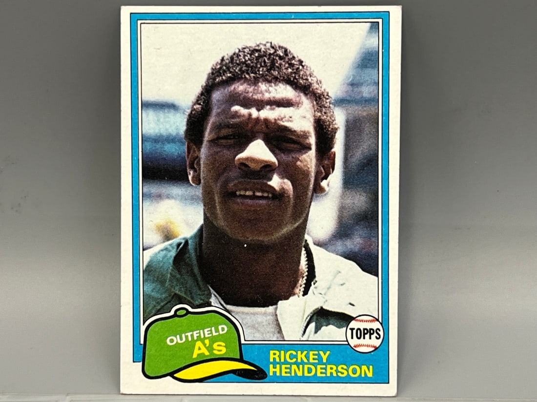 1981 Topps Rickey Henderson 2nd Year #261 (1 of 2)