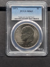 1971 Eisenhower Dollar - PCGS MS63