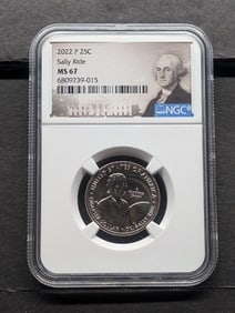 2022-P Sally Ride Quarter - NGC MS67