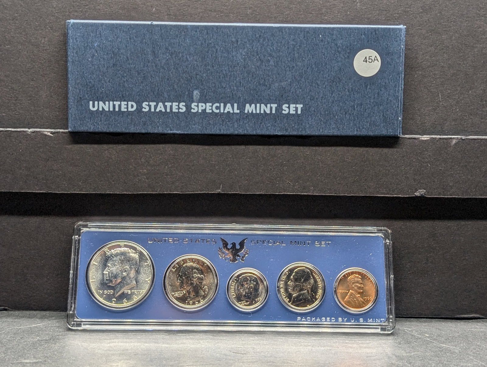 1966 Special Mint Set in US Mint pack. GEM. Nice box. (1 of 3)