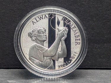 1 Oz. SILVER 2001-2011-P September 11th Commem National Medal