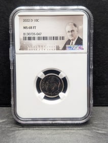 2022-D Roosevelt Dime - NGC MS68 FT