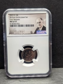 2023-D Roosevelt Dime - NGC MS67 Ft *Early Release*