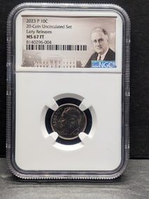 2023-P Roosevelt Dime - NGC MS67 Ft *Early Release*