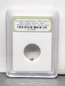 Authentic Meteorite Space Rock - North West Africa - Sahara Desert Find - Nickel Iron