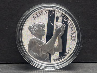 1 Oz. SILVER 2001-2011-P September 11th Commem National Medal