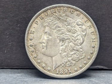 1891-S Morgan Silver Dollar - Nice Strike!