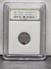 Authentic Gemstone *PRETTY* Natural Sri Lanka Ruby!!