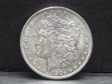 **BRIGHT & FLASHY in HIGH GRADE** 1904-O Morgan Silver Dolar
