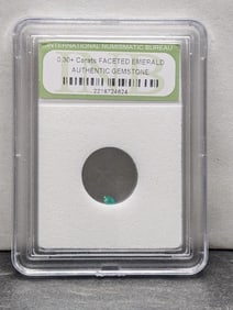 Authentic Gemstone *BEAUTIFUL* 0.30 Ct. Faceted Emerald!!