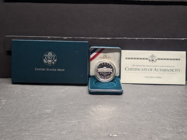 1997-P PROOF U.S. Botanic Garden Commem Silver Dollar in OGP w/ COA