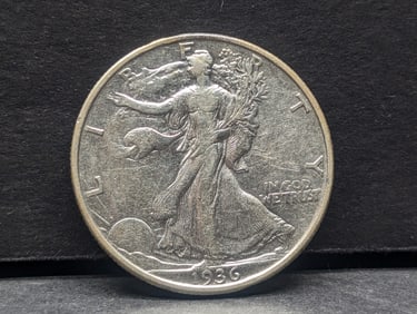 **AMAZING DETAIL** 1936 Walking Liberty Half Dollar