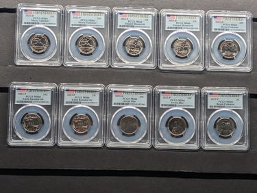 Lot of Ten 2023-P&D American Female Quarters - All PCGS MS66 *First Strike*