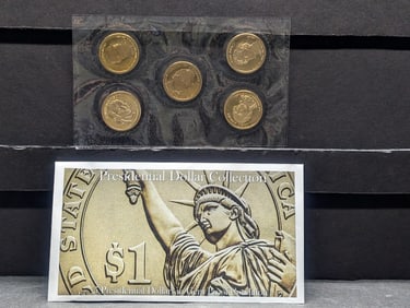 Presidential Dollar Collection in Gem Proof Condition