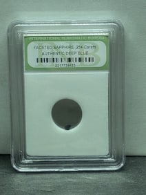 Authentic Gemstone *BEAUTIFUL* Deep Blue 0.25 Ct. Faceted Sapphire!!