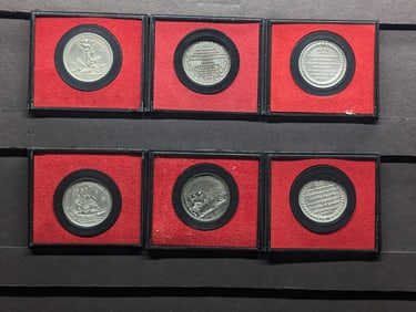 Lot of Six "America's First Medals"