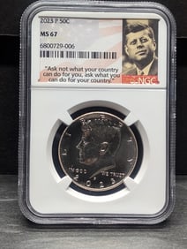 2023-P Kennedy Half Dollar - NGC MS67