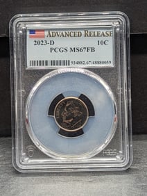 2023-D Roosevelt Dime - PCGS MS67 FB *Advanced Release*