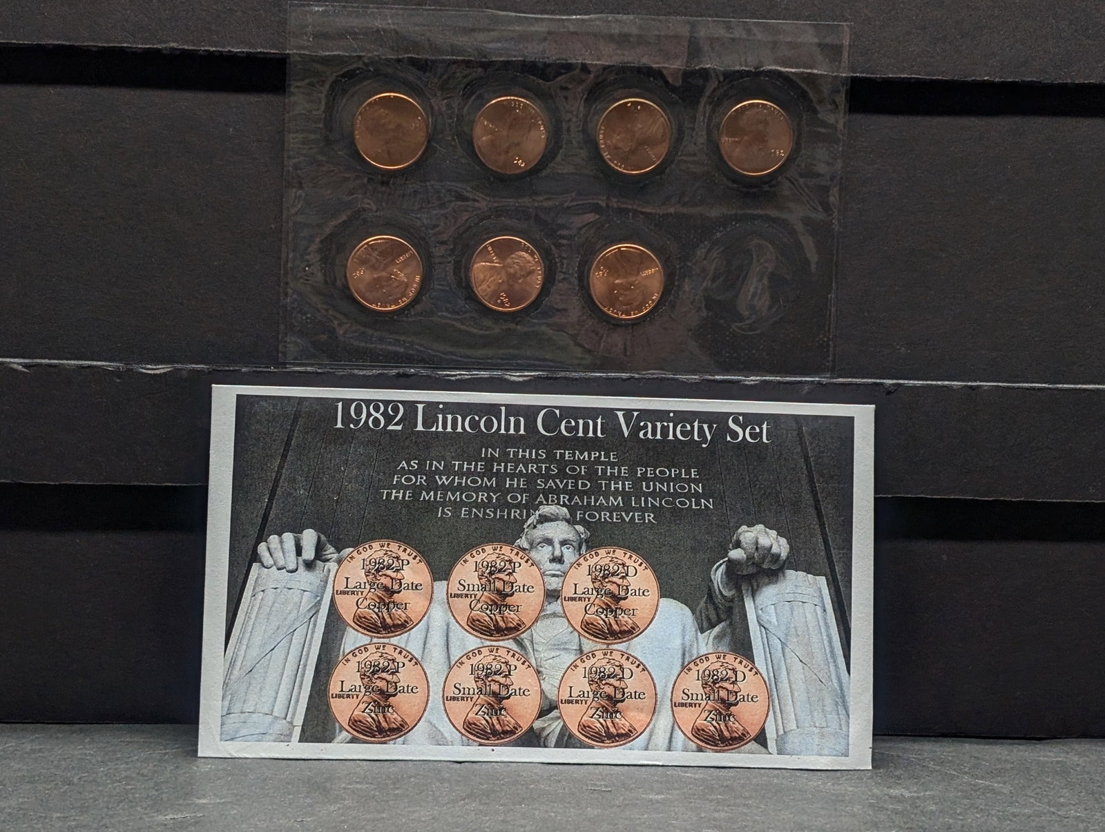1982 Lincoln Cent Variety Set: 1982 Lincoln Cent Variety Set