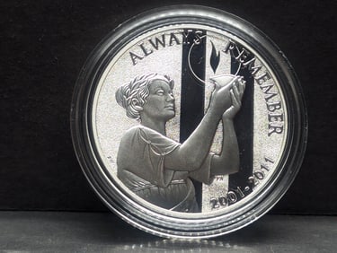 1 Oz. SILVER 2001-2011-P September 11th Commem National Medal