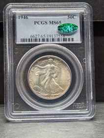 1946 Walking Liberty Half Dollar - PCGS MS65 CAC
