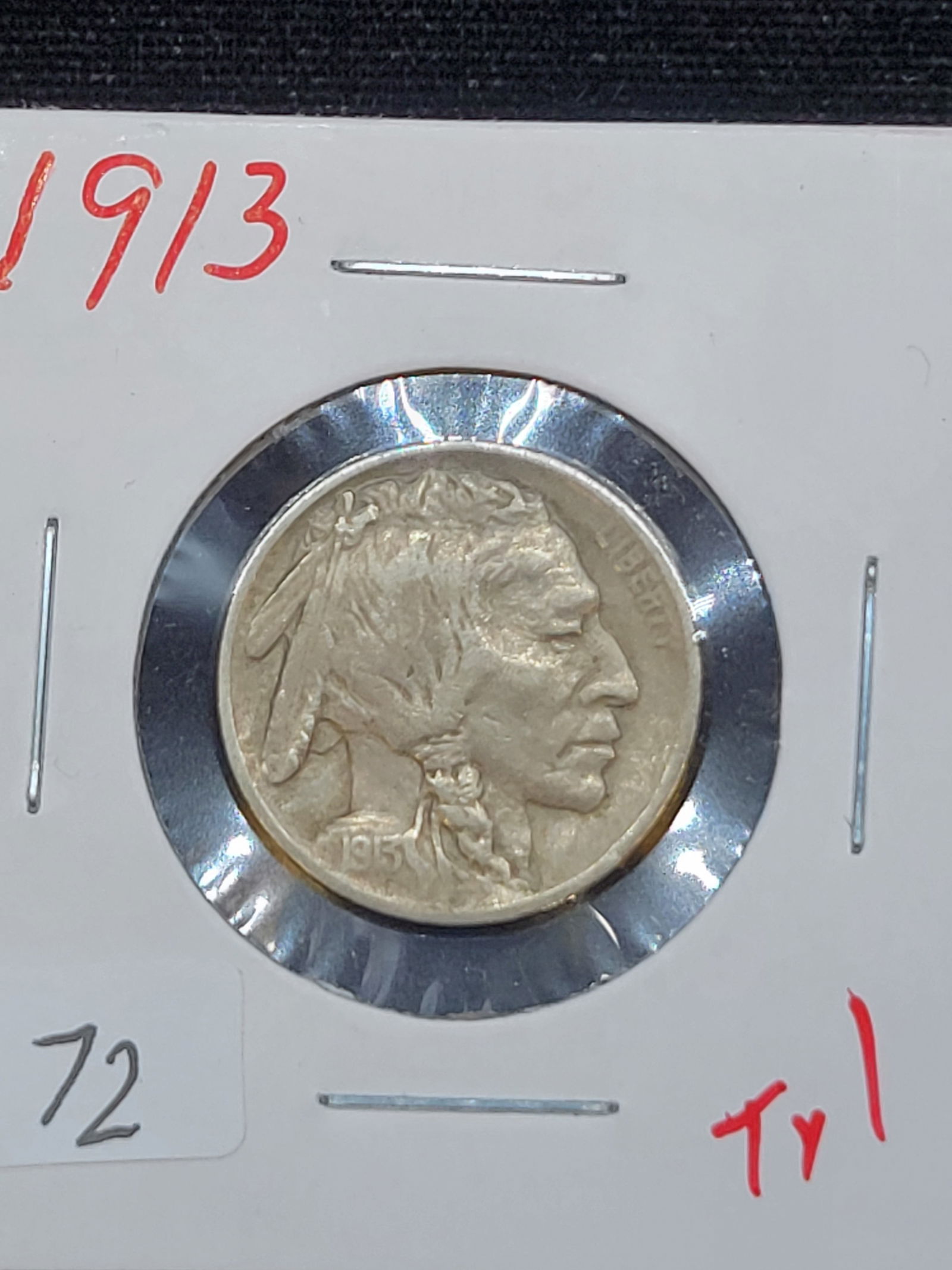 1913-Type 1 Buffalo Nickel nice coin (1 of 3)
