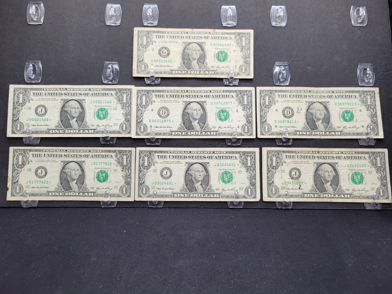 2006 $1 Rare Star Notes - Qty 7 (1 of 4)