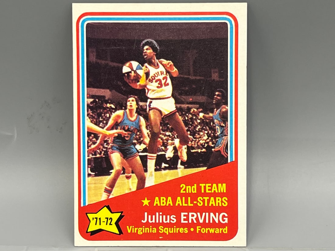 1972 Topps Julius Erving All Star Rookie Year - HOF (1 of 2)
