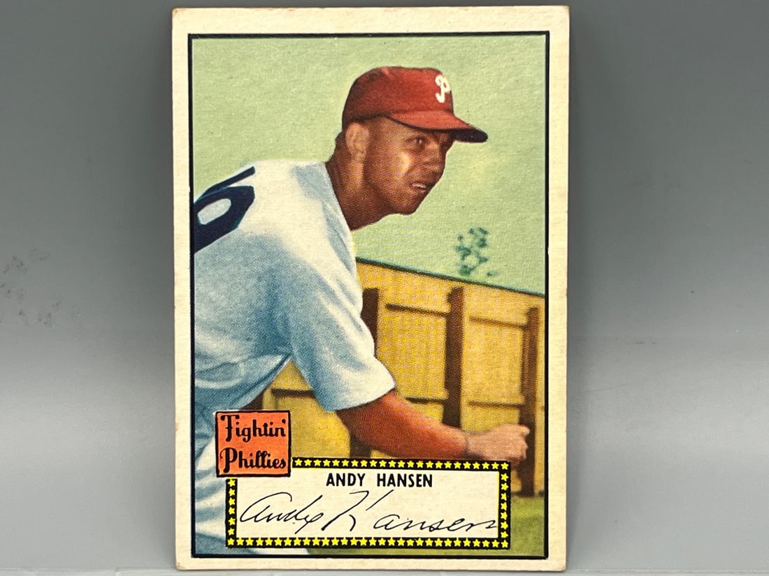 1952 Topps Andy Hansen Black Back RC #74 (1 of 2)