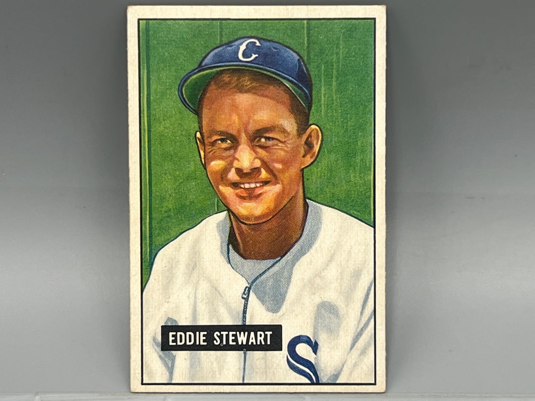1951 Bowman Eddie Stewart #159: 1951 Bowman Eddie Stewart #159