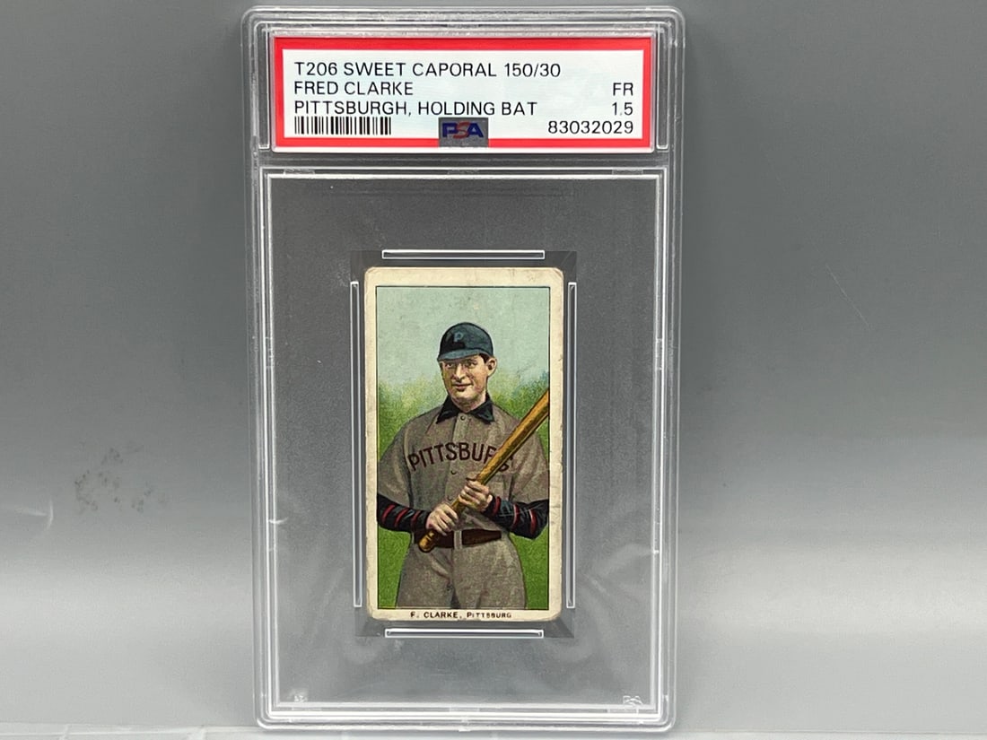 1909-11 T206 Fred Clarke PSA 1.5 Sweet Caporal (1 of 2)