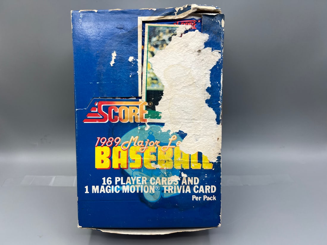 1989 Score Baseball Complete Wax Box (1 of 2)
