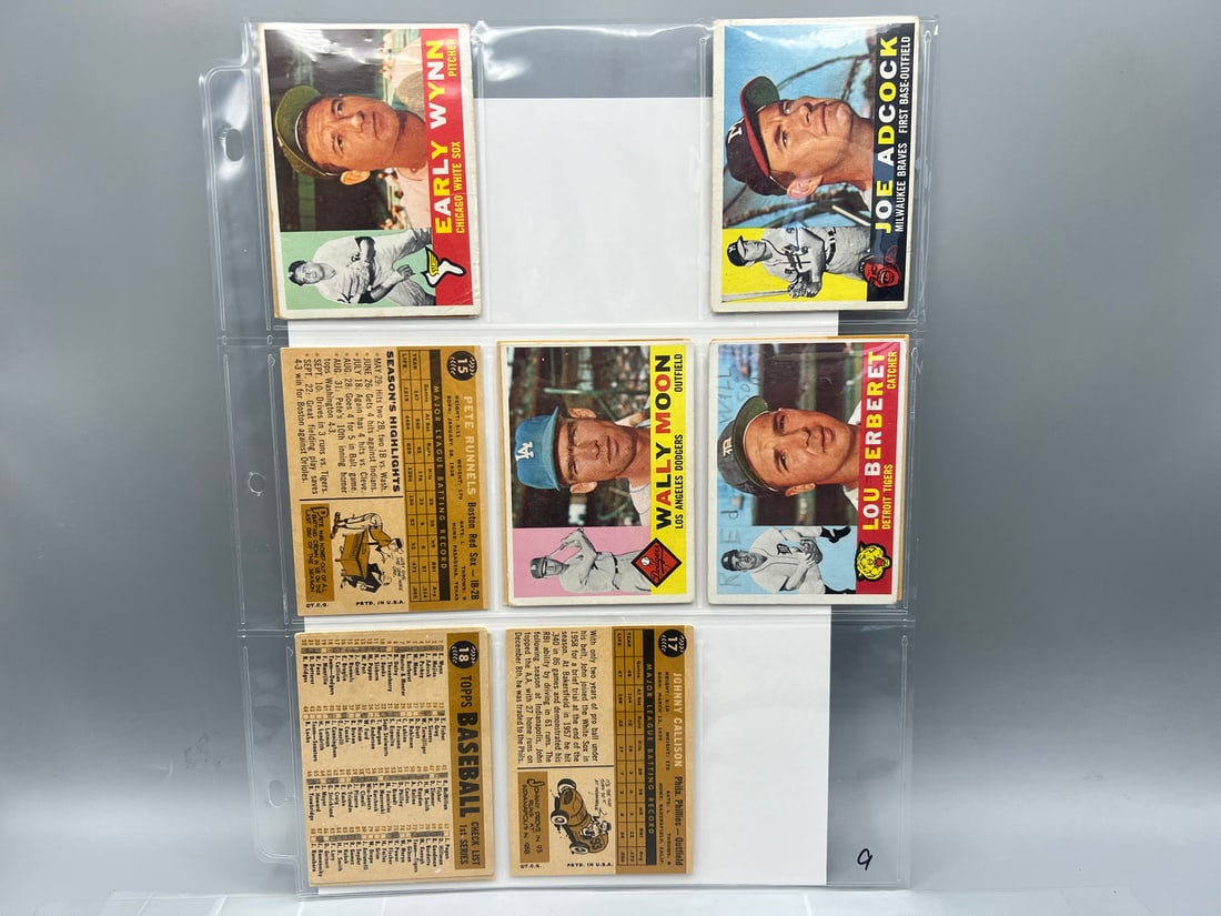 1960 Topps Baseball 345+ Card Partial Set W/ Some Stars - Appears Mostly Lower To Mid Grade (1 of 16)