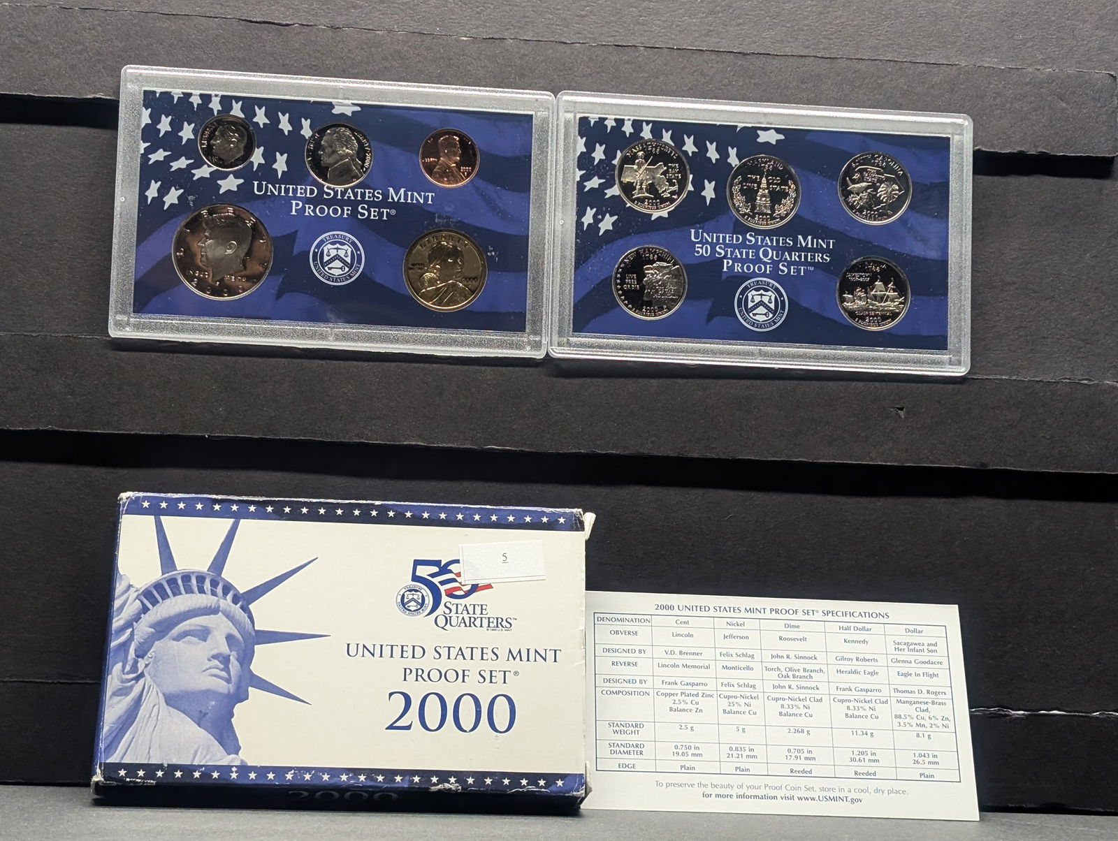 2000-S Proof set OGP (1 of 6)