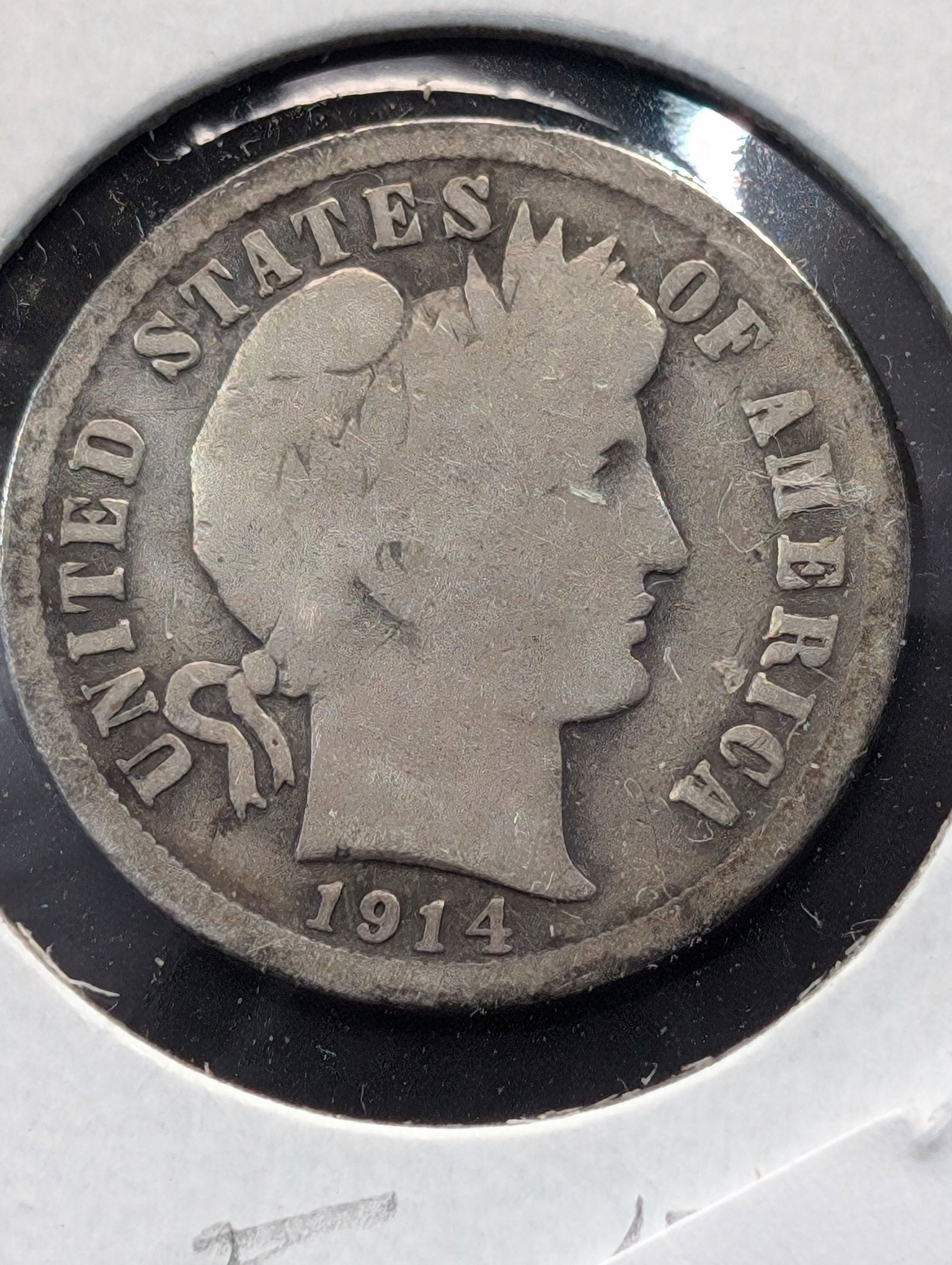 1914-S Barber Dime - F (1 of 3)