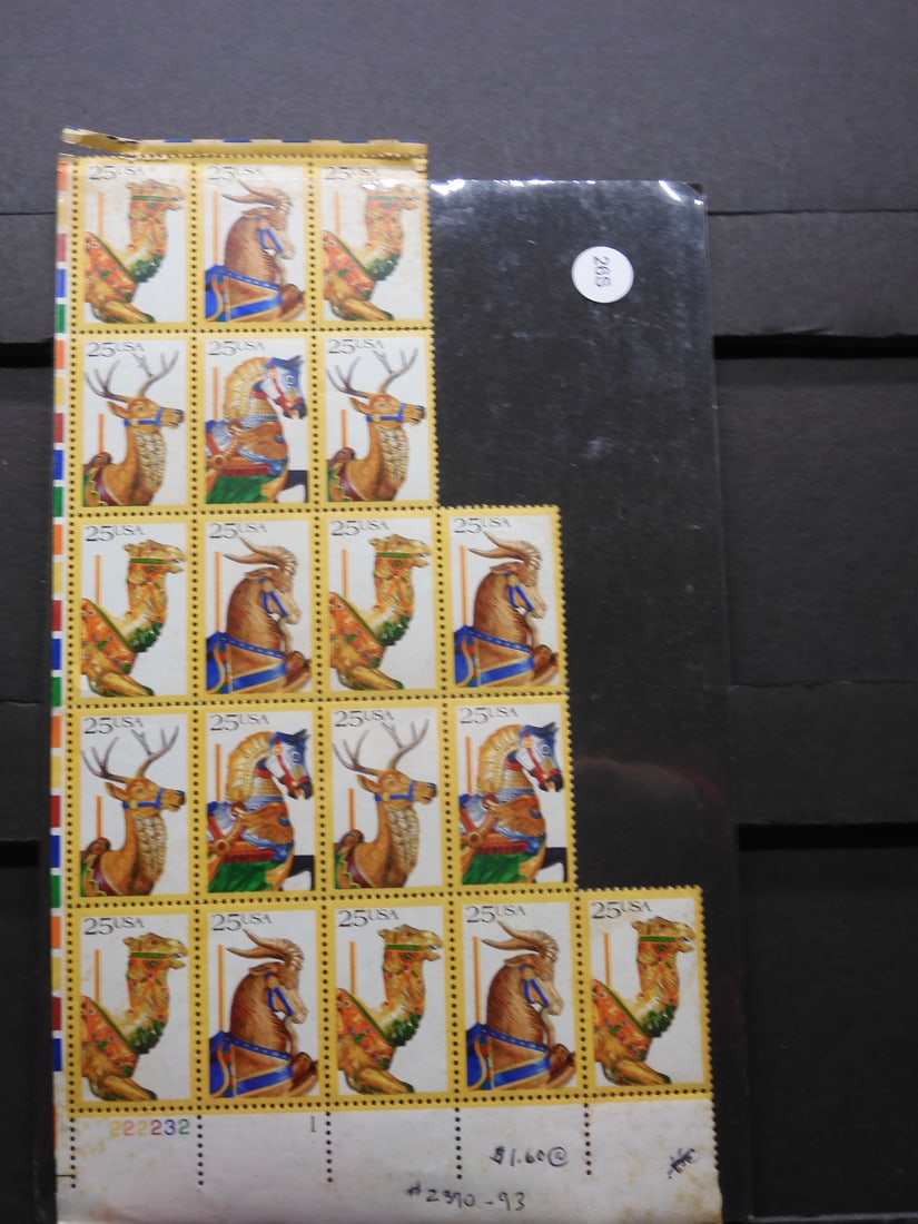 25 Cent Carousel Stamps: 25 Cent Carousel Stamps