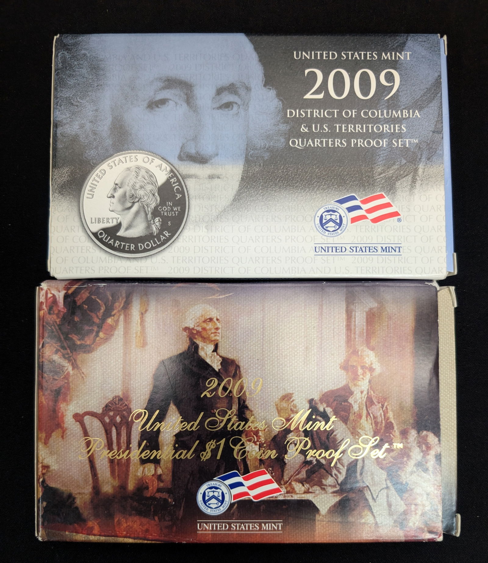 2009-S U.S. Presidential $1 Coin Proof Set & 2009-S Quarter Proof Set (1 of 5)