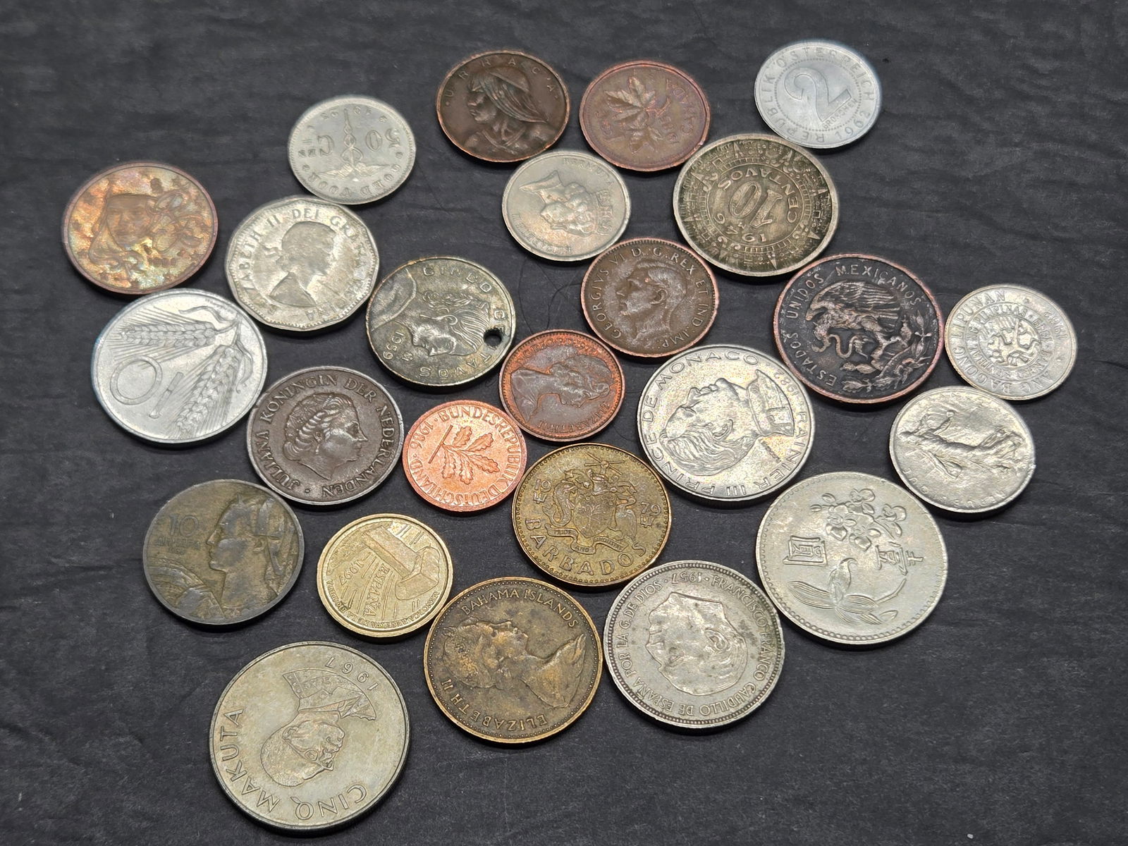 25 Unsearched World/Foreign Coins (1 of 3)