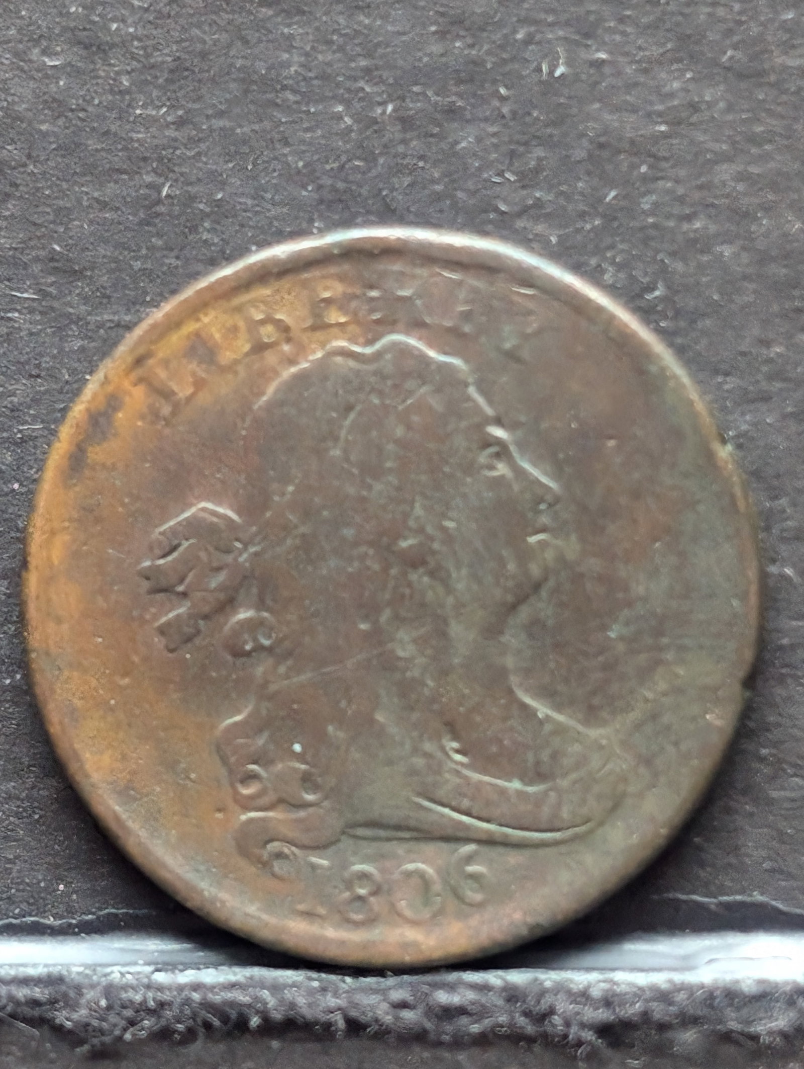 1806 One Half Cent Draped Bust (1 of 2)