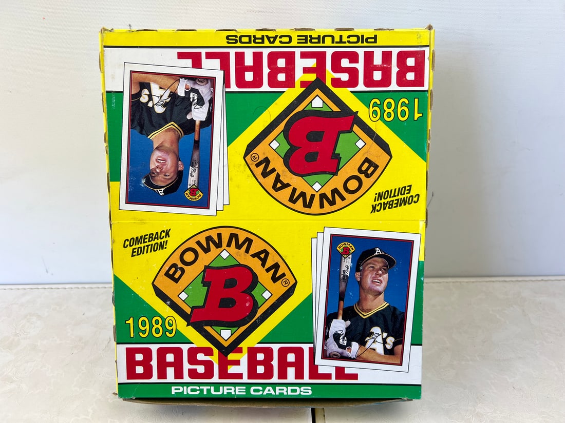 1989 Bowman Baseball Complete Rack Pack Wax Box - Possible Ken Griffey Jr RCs (1 of 2)